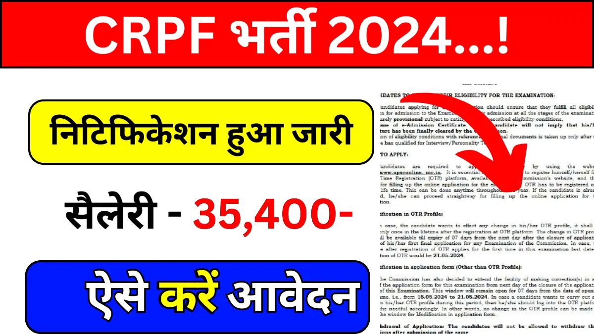 CRPF Bharti 2024