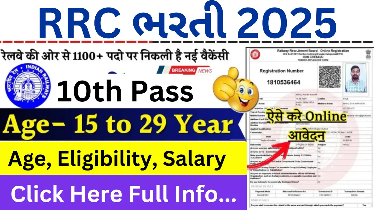 ndian Railways RRC Bharti 2025